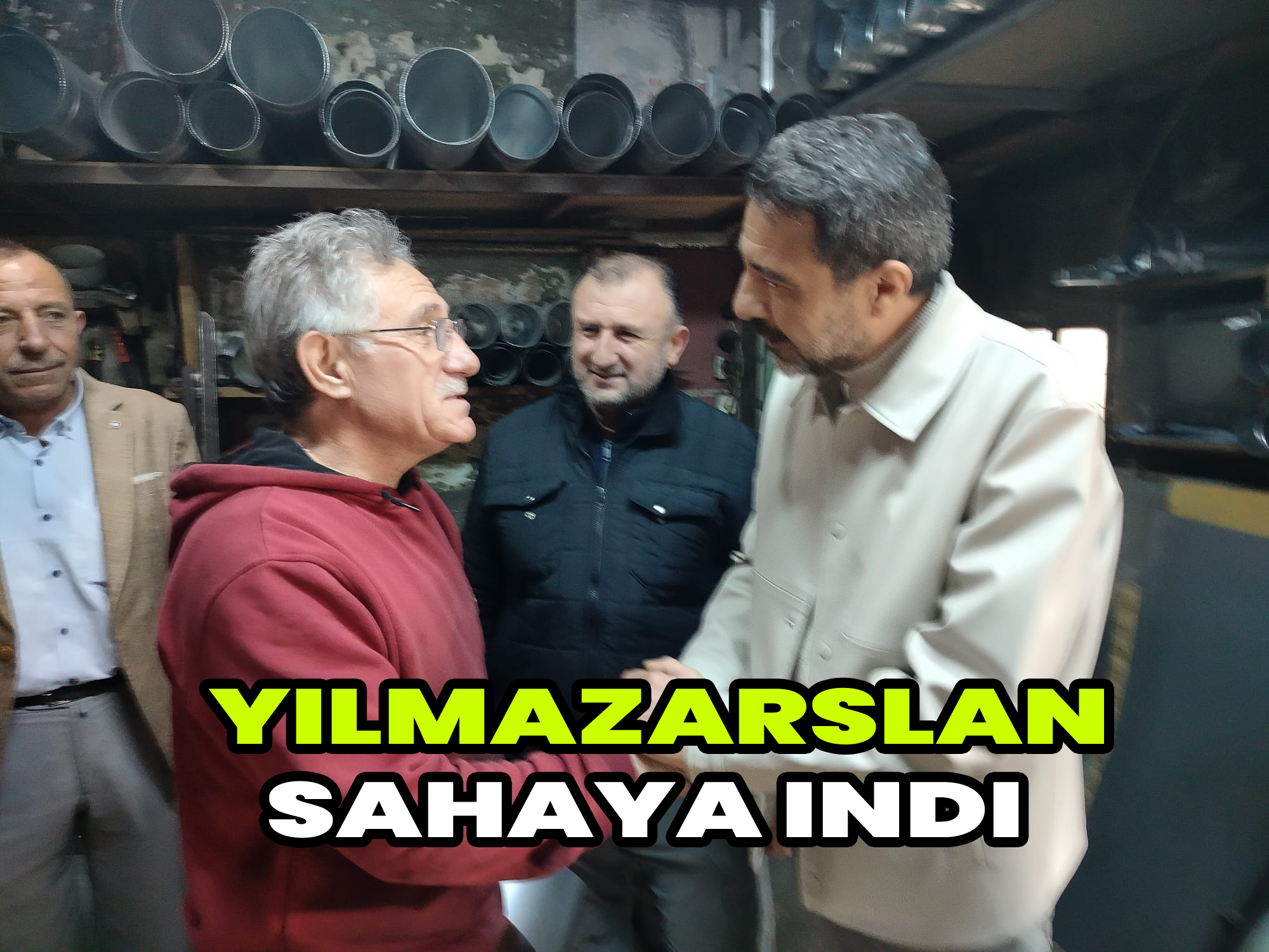 Yılmazarslan sahaya indi