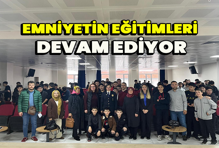Emniyetin eğitimleri devam ediyor
