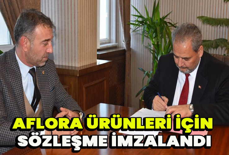 Aflora ürünlei için sözleşme imzalandı