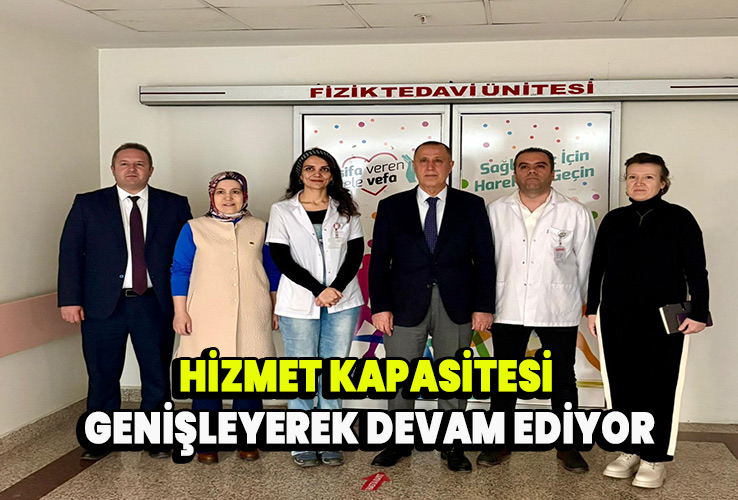 Hizmet Kapasitesi genişleyerek devam ediyor