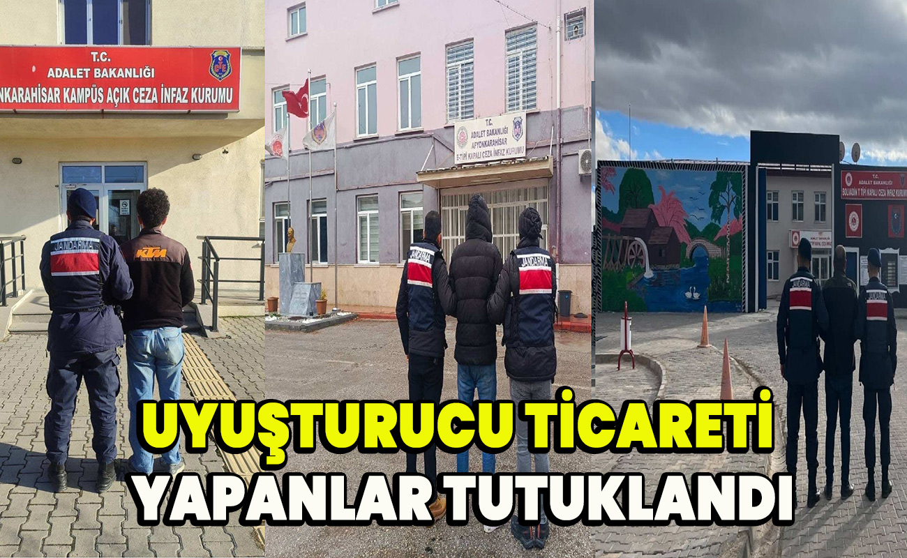 Uyuşturucu ticareti yapanlar tutuklandı