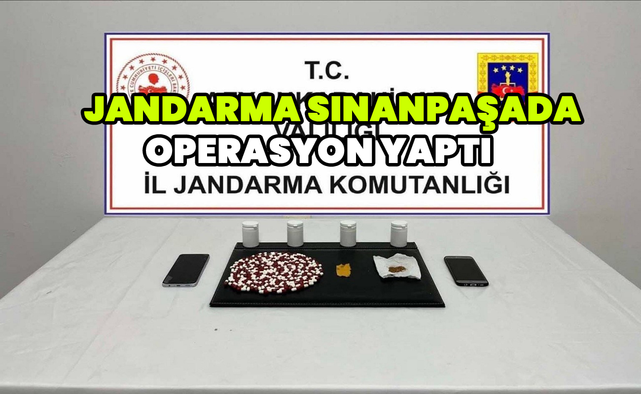 Jandarma Sinanpaşada operasyon yaptı