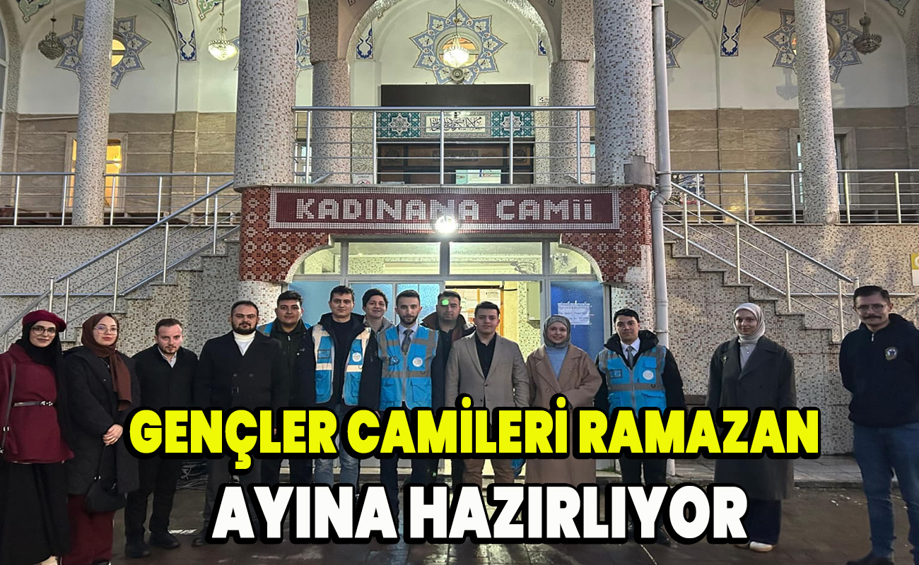 Gençler Camileri Ramazan ayına hazırlıyor