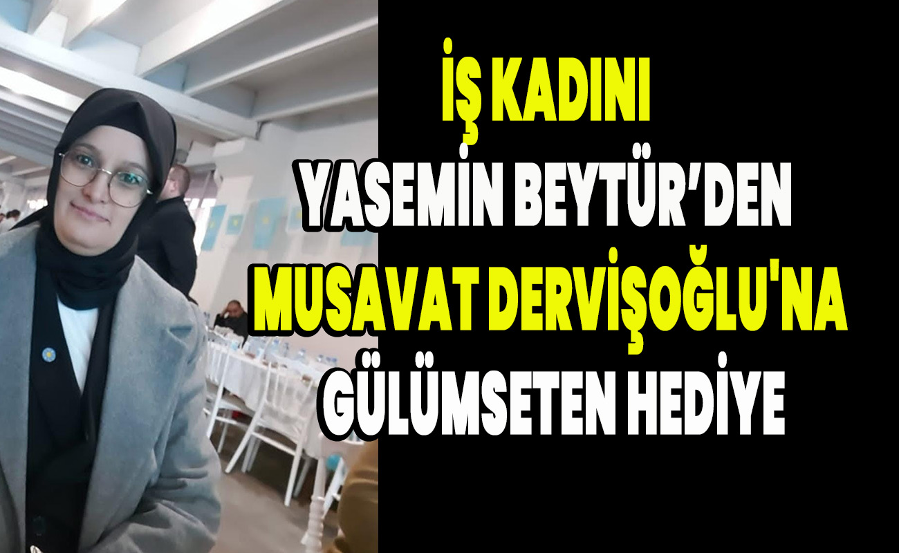 Musavat Dervişoğlu'nu gülümseten hediye