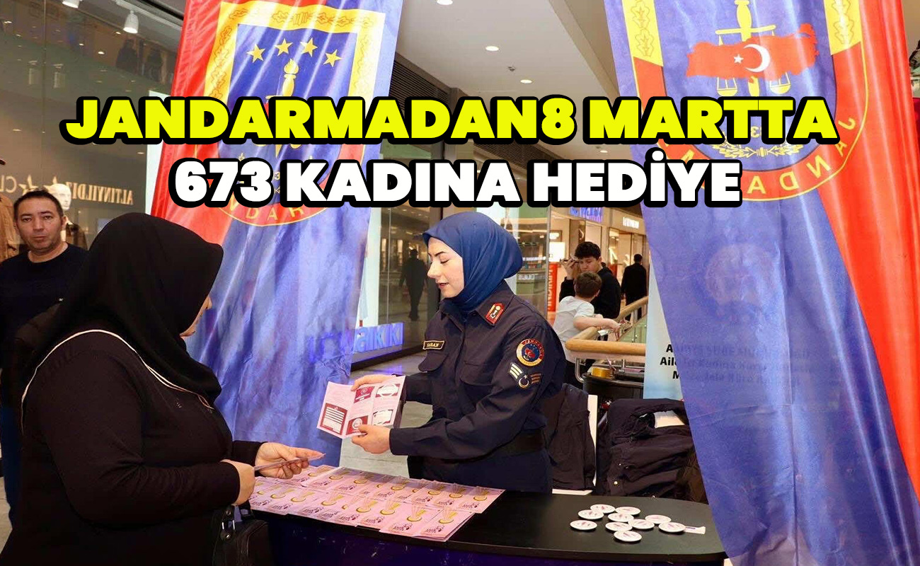 Jandarmadan 673 kadına hediye