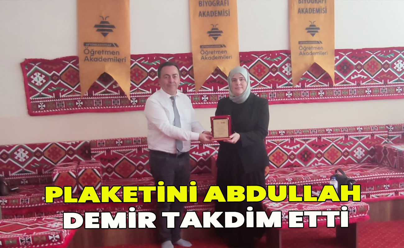 PLaketini Abdullah Demir takdim etti