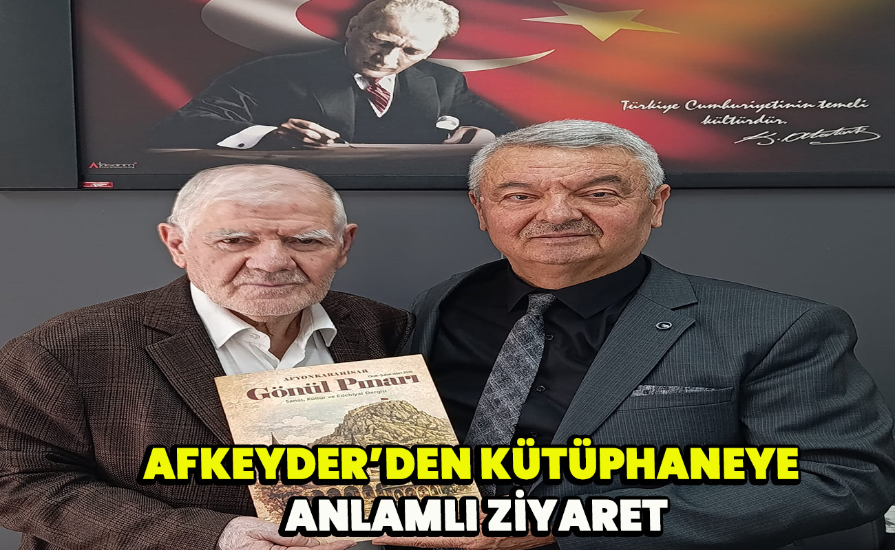 AFKEYDER’den Kütüphaneye Anlamlı Ziyaret