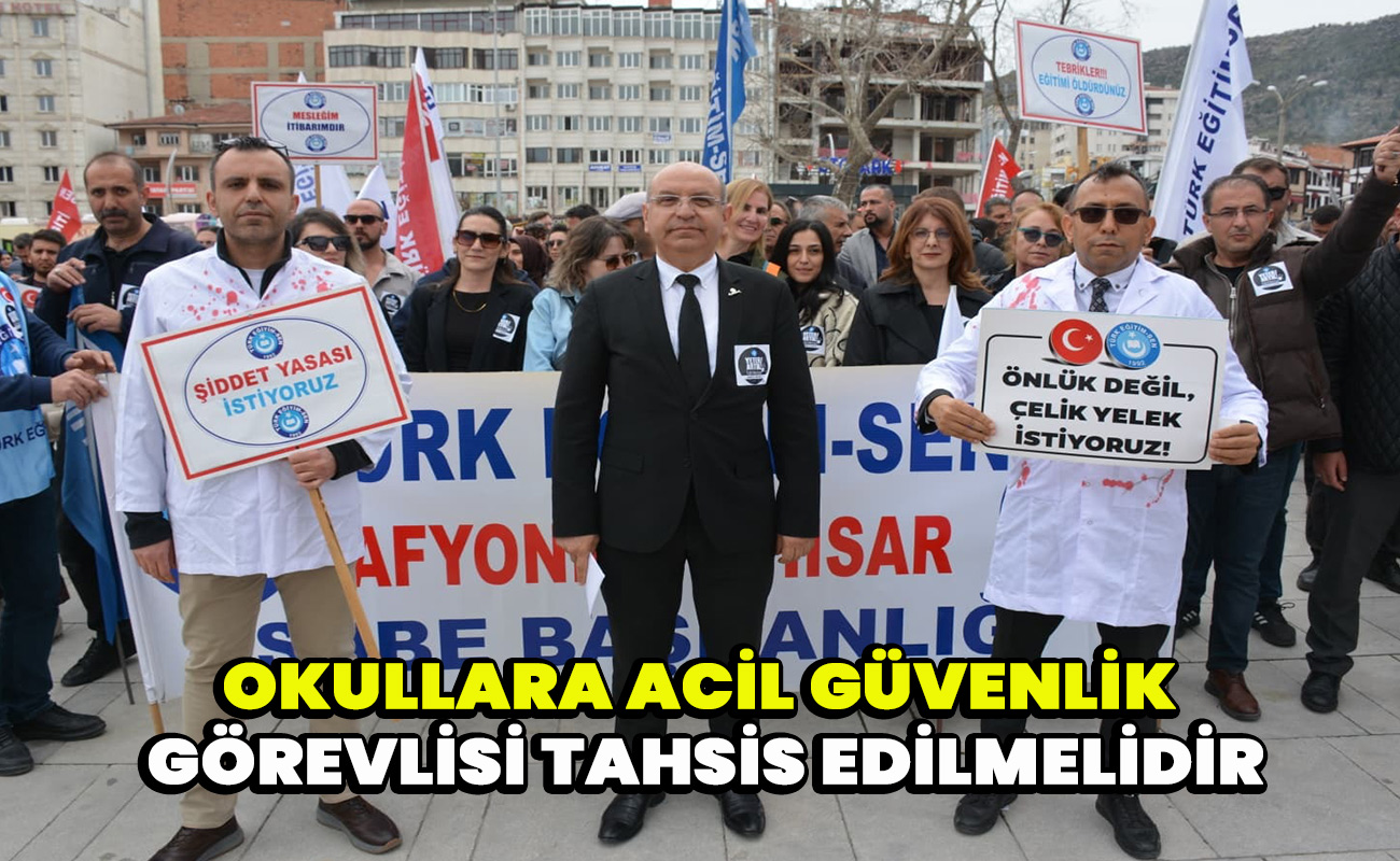 Okullara acil güvenlik görevlisi tahsis edilmelidir