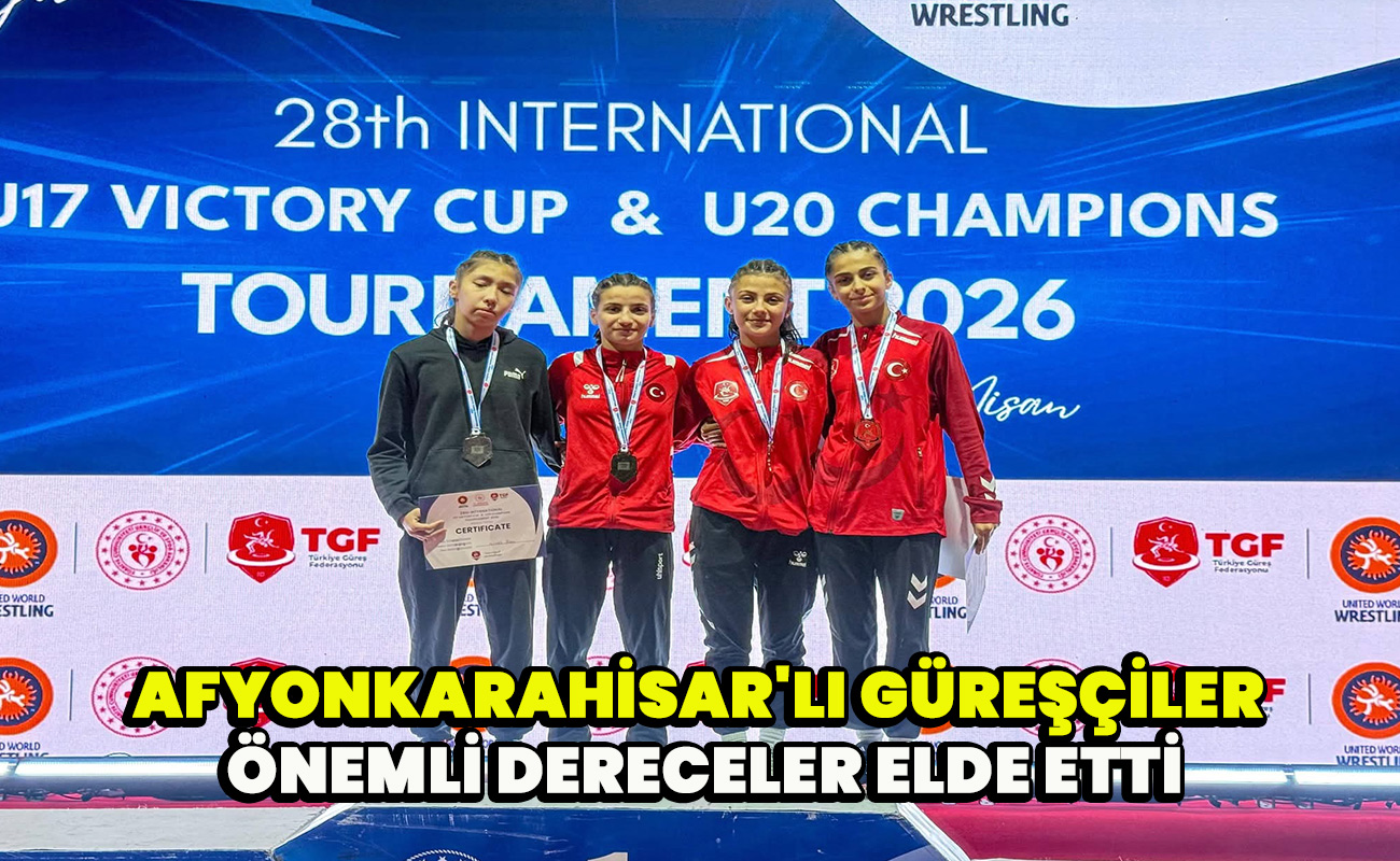 Afyonkarahisar'lı Güreşçiler önemli dereceler elde etti