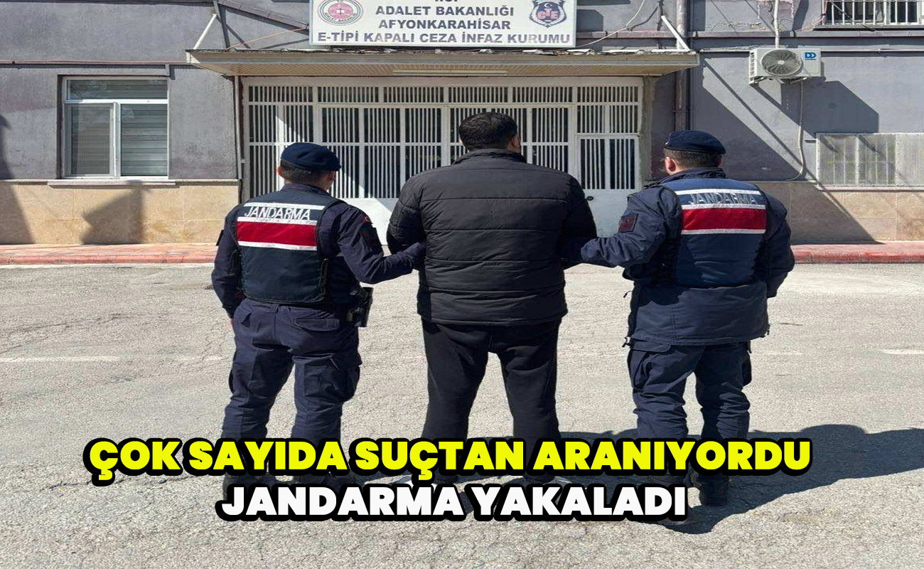 Çok sayıda suçu vardı jandarma yakaladı