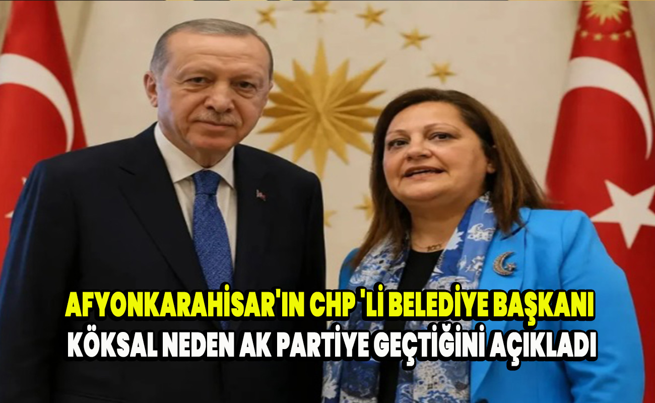 Afyonkarahisar'ın CHP 'li Belediye Başkanı Burcu Köksal'dan ilk açıklama geldi.