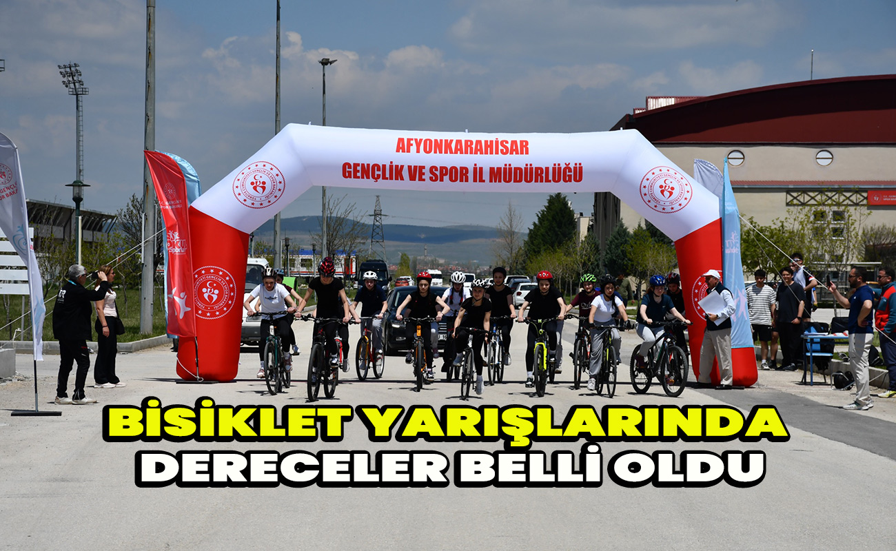 Okul Sporları Bisiklet Yarışlarında Dereceler Belli Oldu