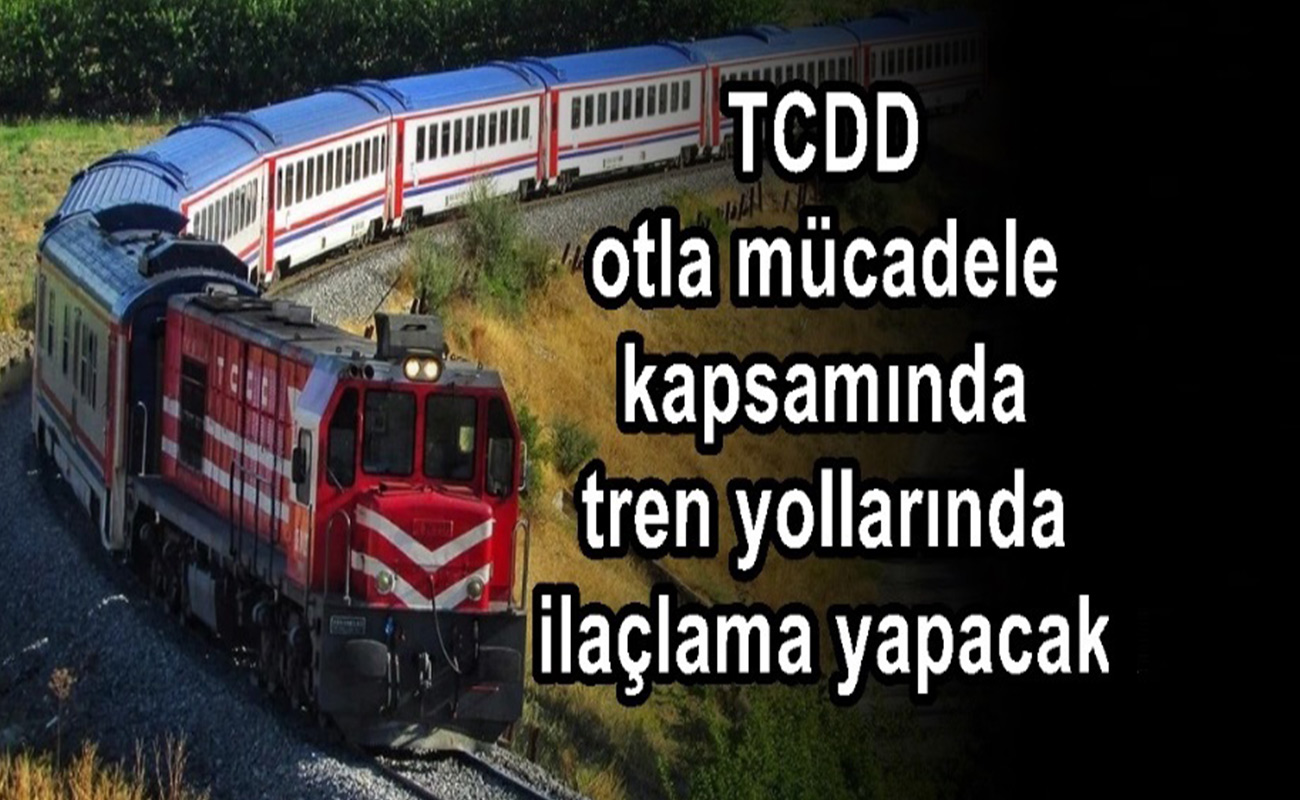TCDD’den Afyon-Konya Hattında İlaçlama Uyarısı