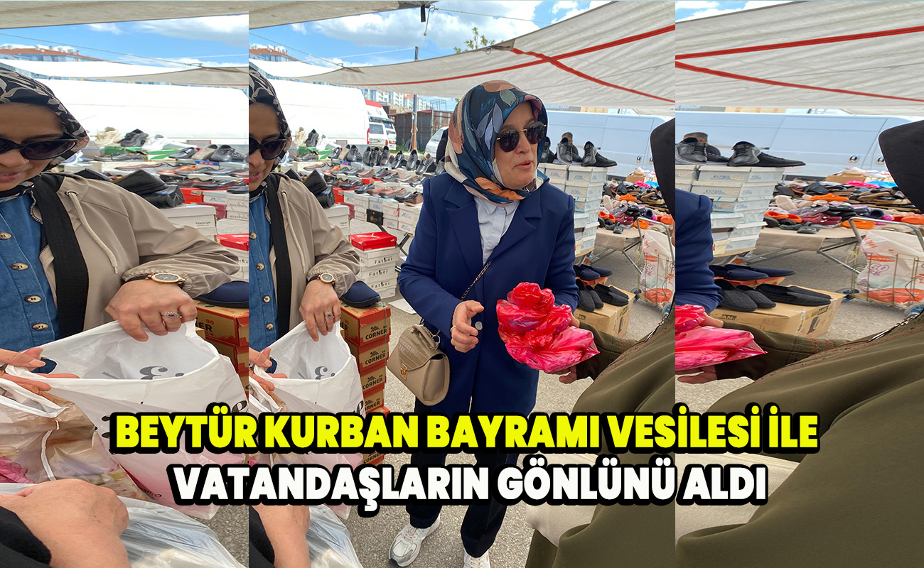 Beytür Kurban Bayramı vesilesi ile vatandaşların gönlünü aldı