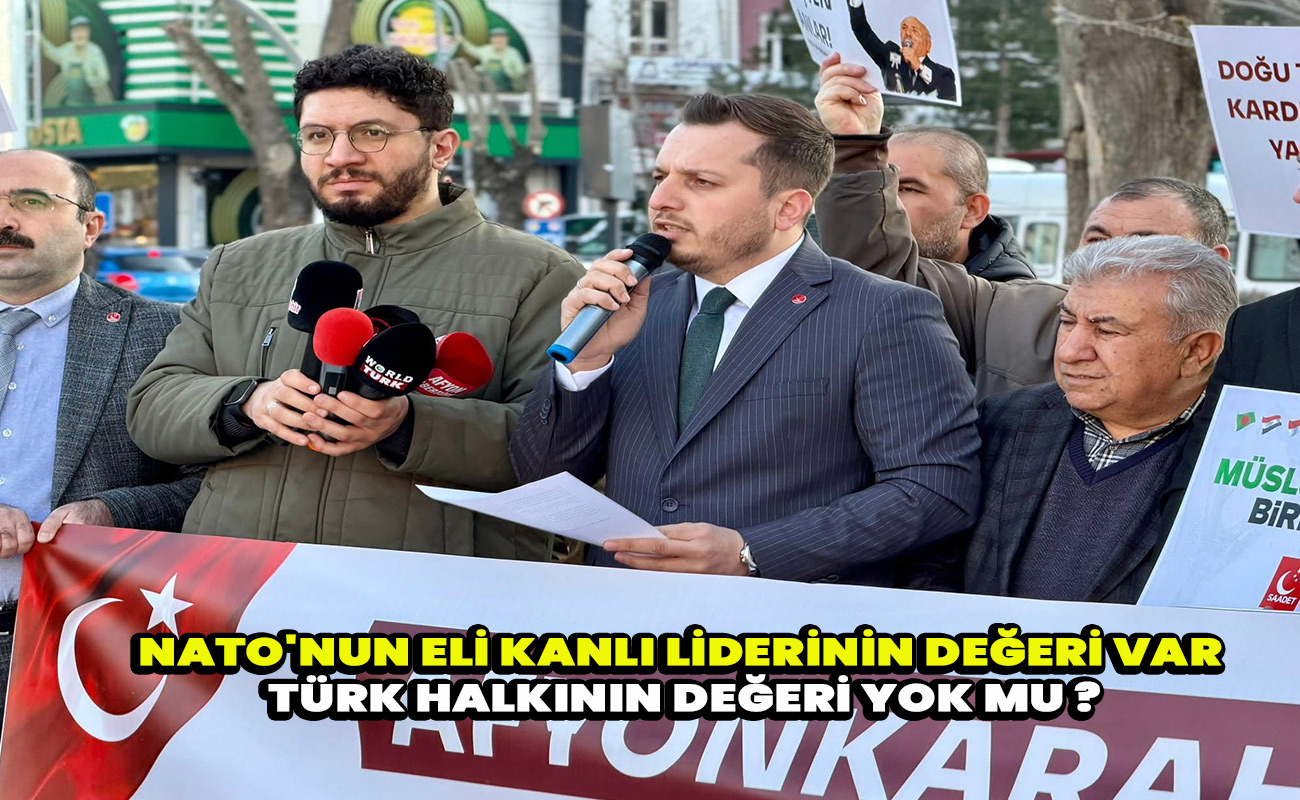 Nato'nun eli kanlı Liderinin değeri var Türk Halkının değeri yok mu ?