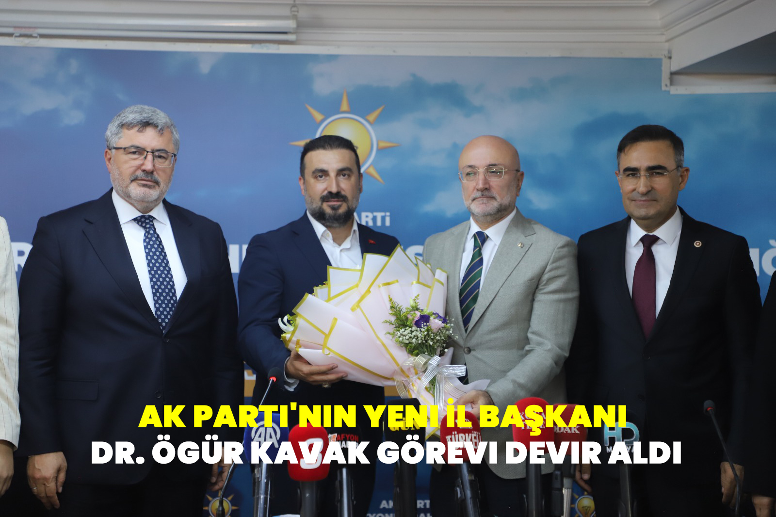 Ak Parti'nin yeni İl Başkanı Dr. Ögür Kavak görevi devir aldı