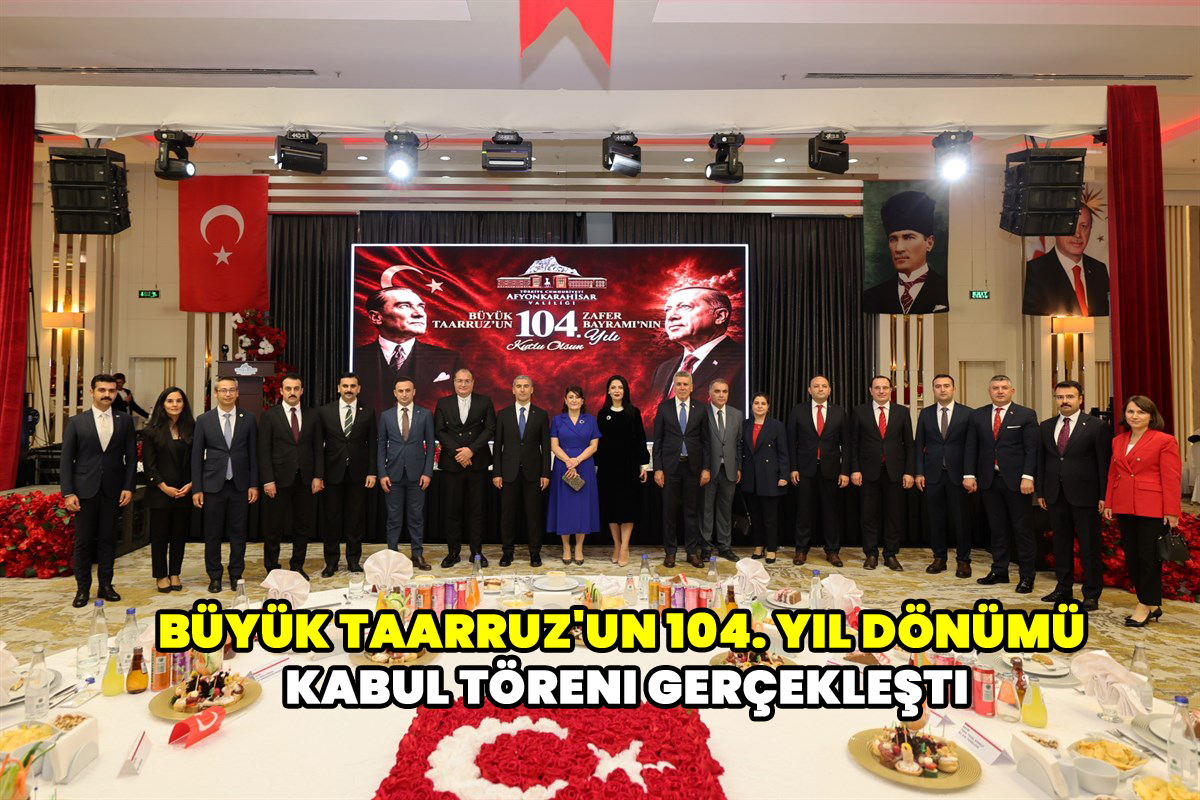 Büyük taarruz'un 104. yıl dönümü kabul töreni gerçekleşti