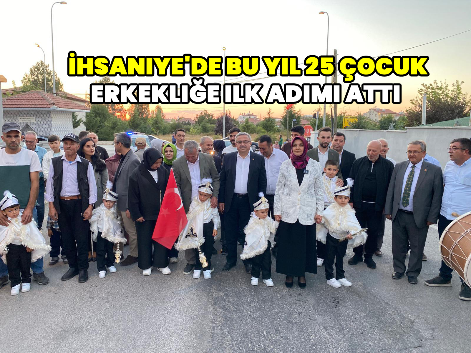 İhsaniye'de bu yıl 25 çocuk erkekliğe ilk adımı attı