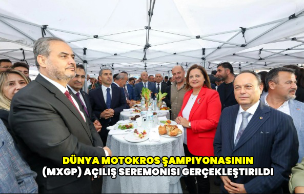 Dünya Motokros Şampiyonası’nın (MXGP) açılış seremonisi gerçekleştirildi