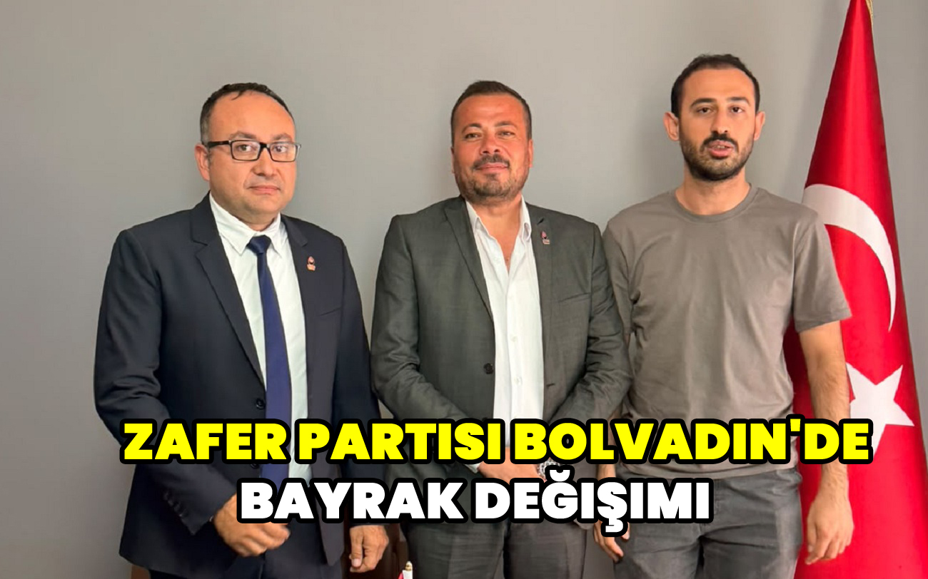 Zafer Partisi Bolvadin'de bayrak değişimi