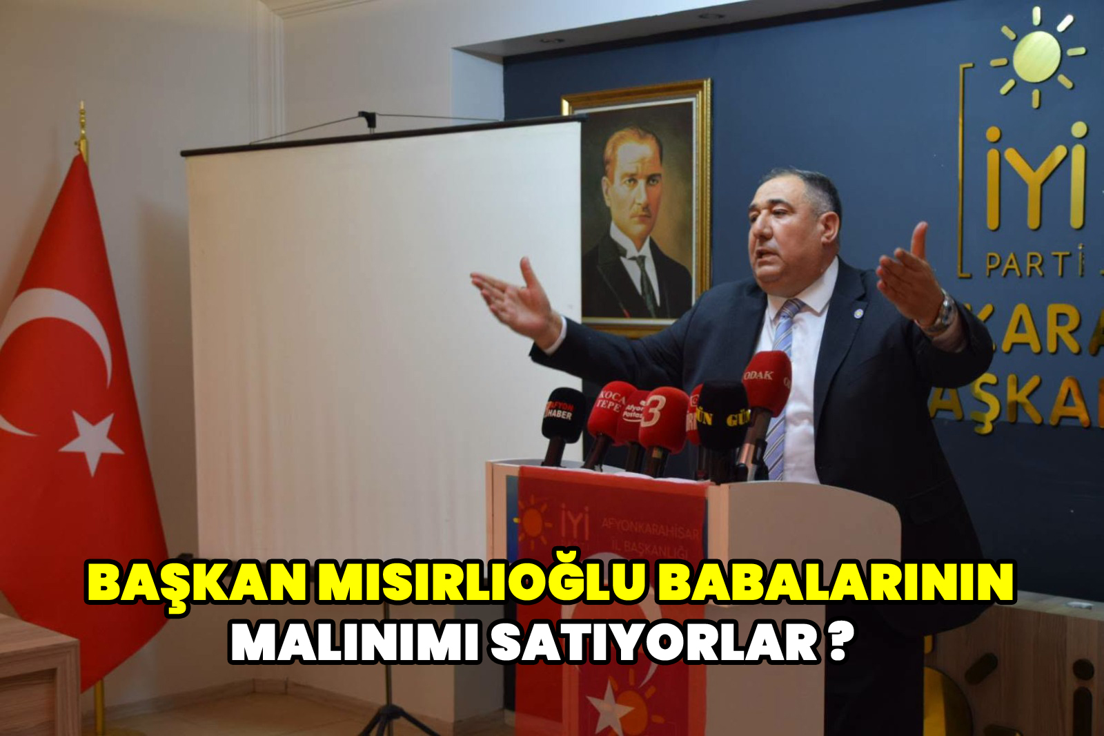 Başkan Mısırlıoğlu Babalarının malınımı satıyorlar ?
