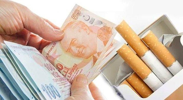 Sigara fiyatına paket başı 4 lira  daha zam geldi 