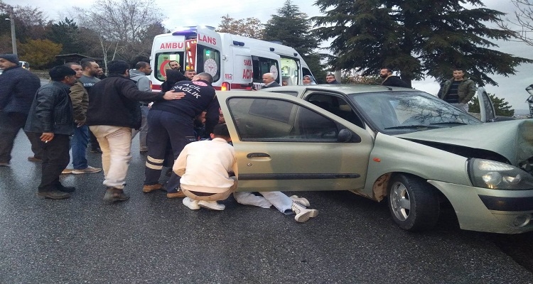 Hıdırlıkta trafik kazası