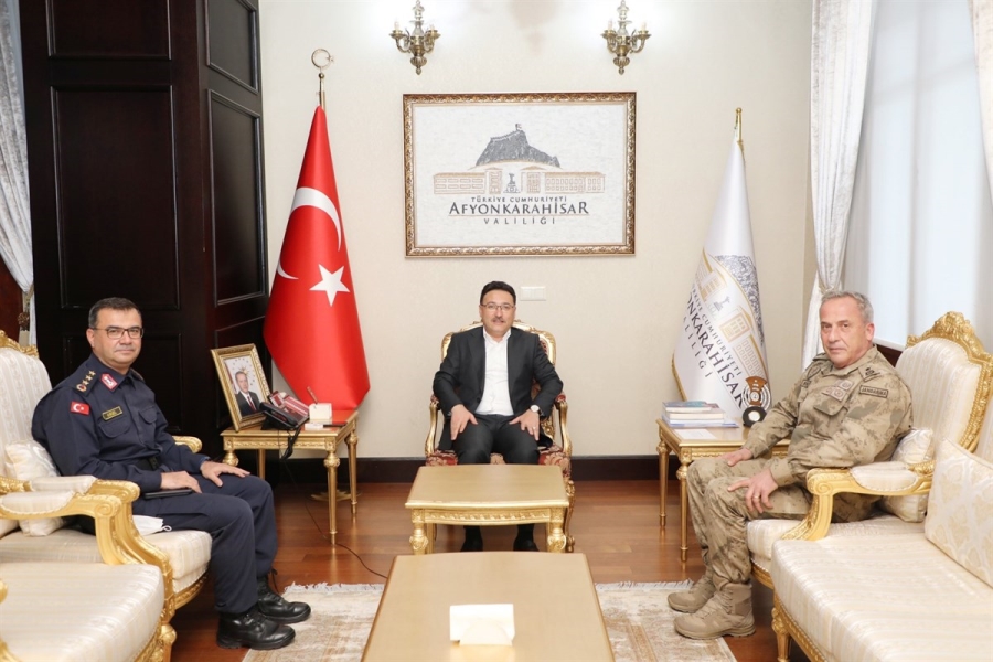 Denetleme ve Değerlendirme Başkanı Tuğgeneral Semih Okyar Afyon'da