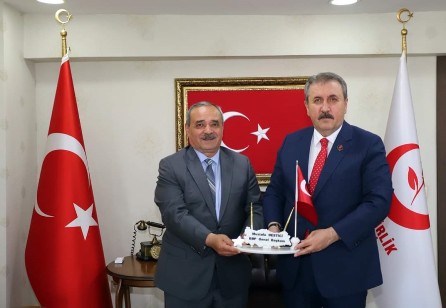Başkan Şahin, BBP Genel Başkanı Mustafa Destici