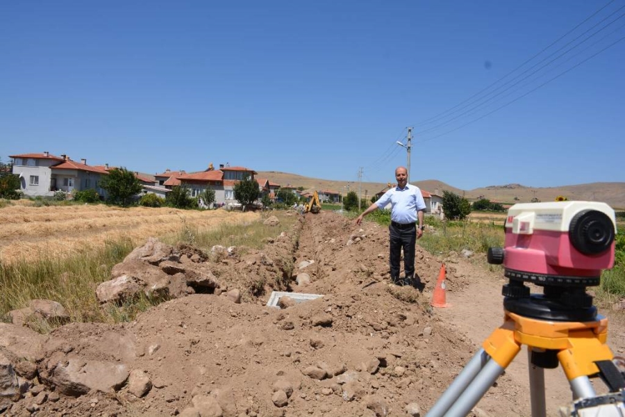 Şuhut'ta yeni imarların alt yapısı tamamlanıyor