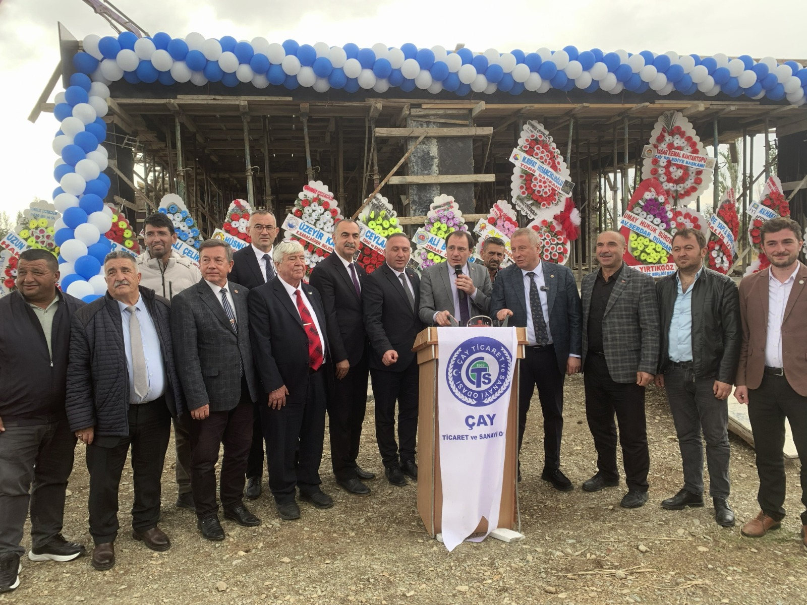 Çay Ticaret Odası Yeni Hizmet Binasının Temeli Atıldı