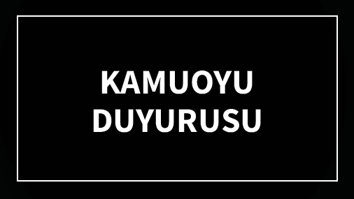Afyon Belediyesinden kamuoyu duyurusu