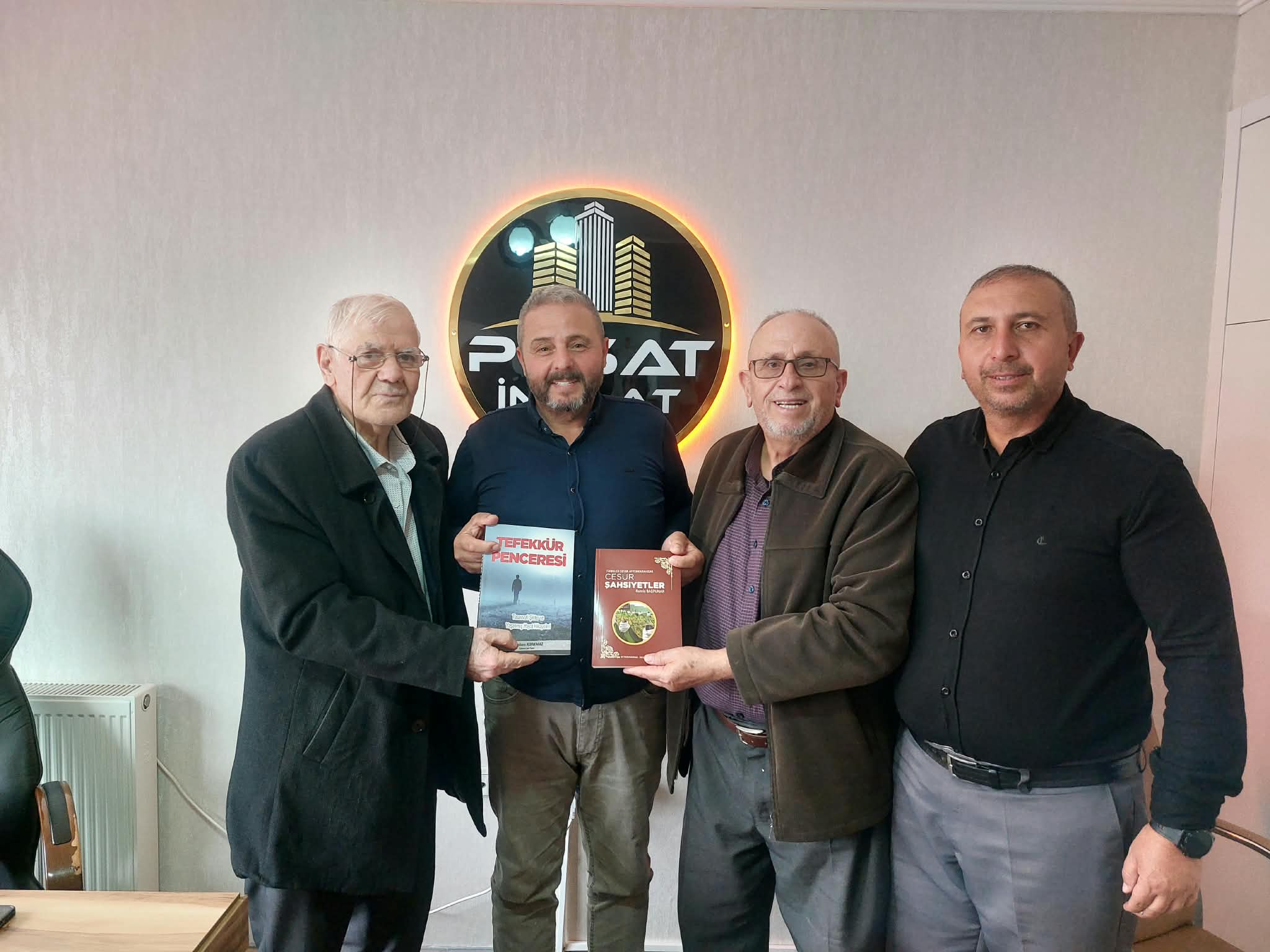 Afyonkarahisar Kültür, Edebiyat ve Yazarlar Derneği’nden Pusat İnşaat’a Ziyaret