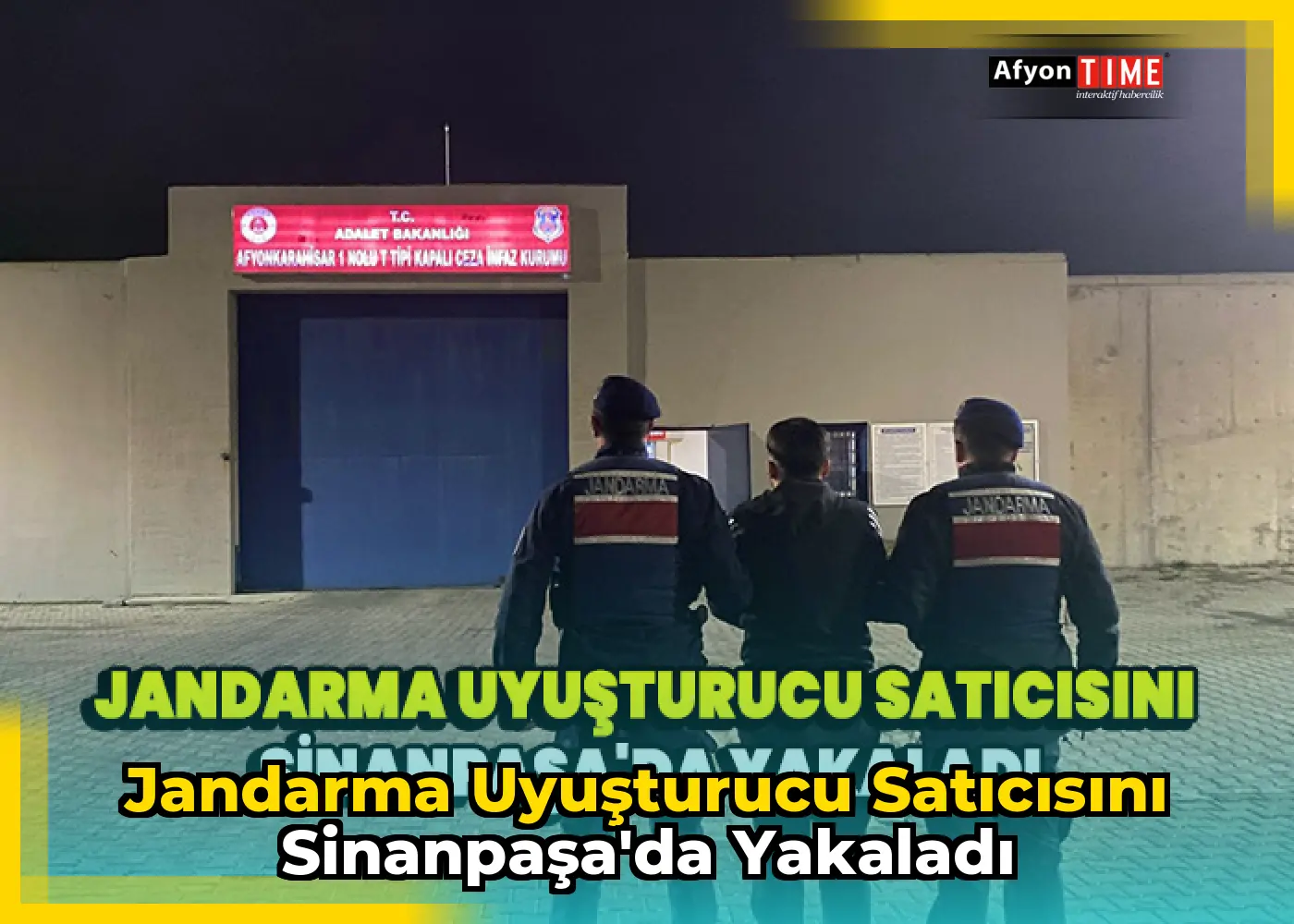 Jandarma Uyuşturucu satıcısını Sinanpaşa'da yakaladı