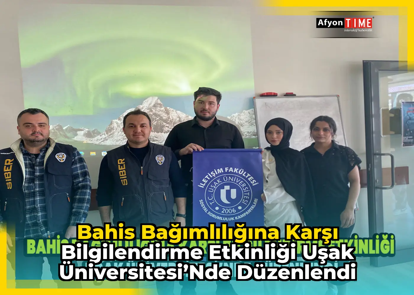 Bahis bağımlılığına karşı bilgilendirme etkinliği Uşak Üniversitesi’nde düzenlendi