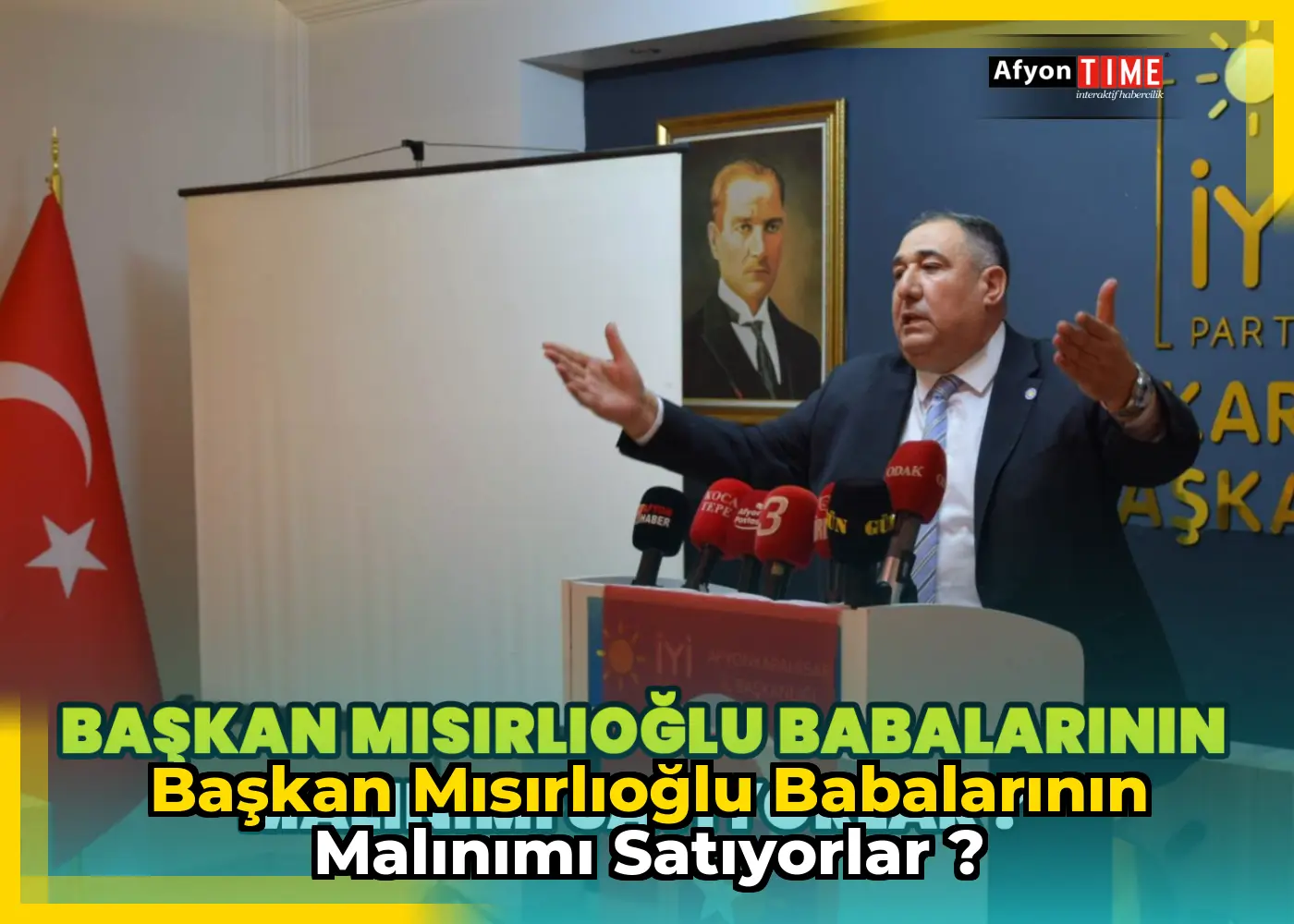 Başkan Mısırlıoğlu Babalarının malınımı satıyorlar ?