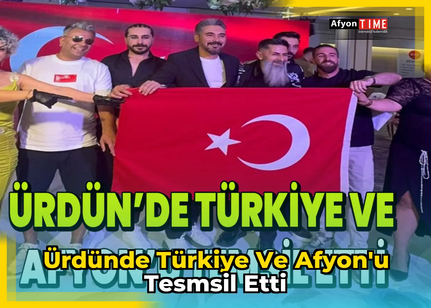 Ürdünde Türkiye ve Afyon'u tesmsil etti
