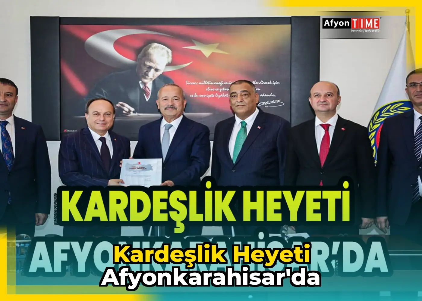 Kardeşlik heyeti Afyonkarahisar'da
