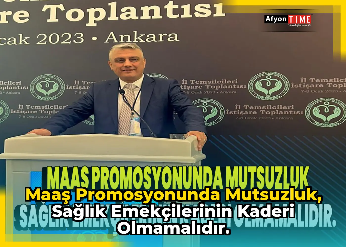 Maaş promosyonunda mutsuzluk, sağlık emekçilerinin kaderi olmamalıdır.