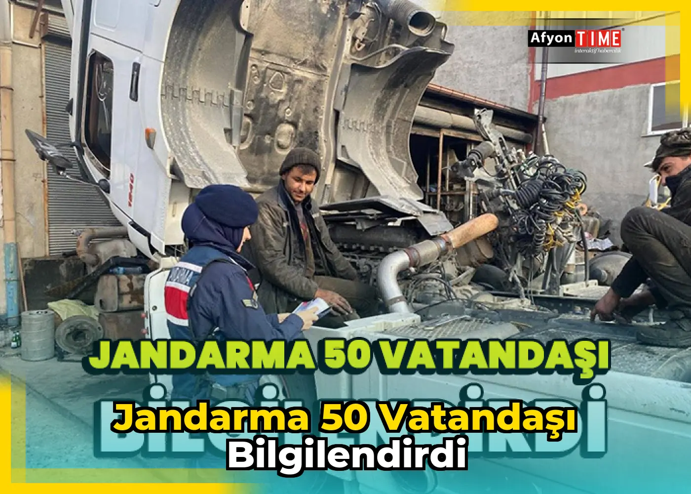 Jandarma 50 vatandaşı bilgilendirdi